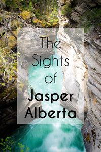 When you're in Alberta, a trip to the Rocky Mountains is essential. There are so many things to see in Jasper Alberta, it is a great place to not only see mountains, but a great place to see wildlife in Canada. Make sure you keep a safe distance though! Take a drive through the Icefields Parkway too! #Canada #Alberta #Mountains #Jasper