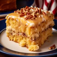 Ingredients Cake: 1 (20 oz.) can crushed pineapple, with juices 2 large eggs 1/4 c. vegetable oil 1 c. sugar 1/2 c. brown sugar 2 c. all-purpose flour 2 tsp. baking soda 1/2 tsp. salt Icing: 1 (12 oz.) can evaporated milk 1 c. (2 sticks) unsalted butter 1 1/2 c. sugar 2 c. shredded […]