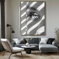 Premium Poster Black & White Woman, Realistic Style, Contemporary Portrait Art , Modern Wall Decoration, High-Quality Matte Print - Etsy.de