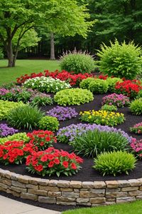 Looking to create a stunning flower bed in your garden? Check out these 20 amazing flower bed ideas! From classic to modern, there's a design here for every taste. Get inspired and create a beautiful outdoor space you'll love. Click to see the ideas now!