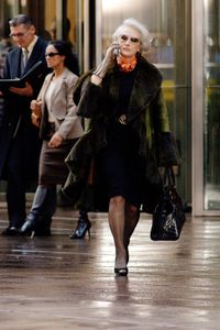 Meryl Streep as Miranda Priestly | 2006 The Devil Wears Prada | #2005 #merylstreep #mirandapriestly #onset #october02 #thedevilwearsprada #newyorkcity #newyork #unitedstates