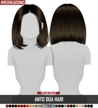 ANTO DUA HAIR - KIDS AND TODDLER VERSION - REDHEADSIMS - CC