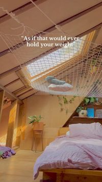 #apartment #rooftop #interior #interiordesignideas #hammock #design #diy