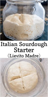 Italian Sourdough Starter - Lievito Madre Recipe is made a little bit different then the more well known version. This is a lower hydration sourdough starter which also takes longer to produce. But it is well worth it.