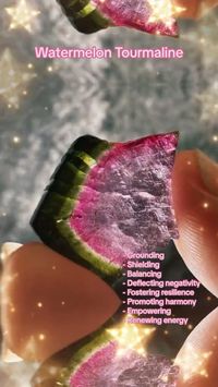 #studioselyn #crystalsforprotection #watermelontourmaline #crystalhealing #selynlady