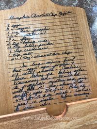 How to Transfer a Recipe onto Wood – My Home Matters LLC