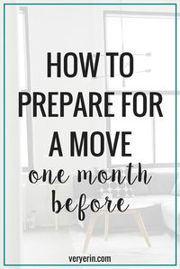 How We're Preparing For Our Move - One Month Before | Home Decor | Moving - Very Erin Blog