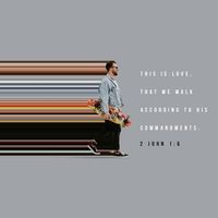 2 John 1:6 And this is love, that we walk according to His commandments. This is the commandment, just as you have heard from the beginning, that you are to walk in it. | New American Standard Bible - NASB (NASB2020) | Download The Bible App Now