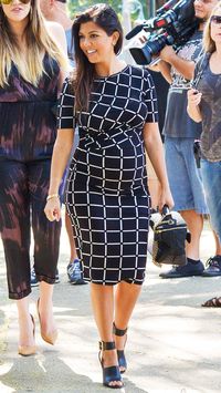 Kourtney Kardashian's Maternity Style - August 11, 2014 from #InStyle