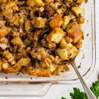 Easy Pepperidge Farm Stuffing with Sage Sausage & Apple