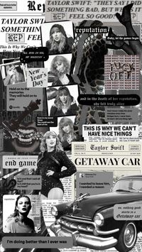 Reputation Taylor Swift wallpaper collage