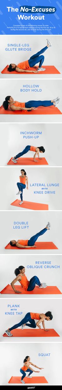 You can literally roll out of bed and do these surprisingly effective moves in your PJs. #morning #workout #fitness https://greatist.com/move/easy-morning-workout