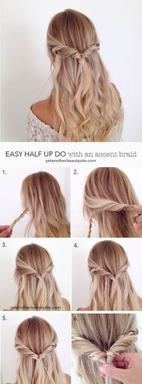 Luxus Easy Prom Updos für langes Haar Tutorial #hairstyles #curly #step #bun #straighthair