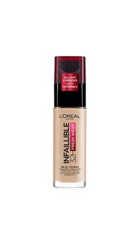 L'Oréal Paris Infalible 32H Fresh Wear base de maquillaje tono 130, Beige Peau - el empaque puede variar.