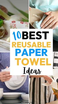 10 Reusable Paper Towels to Try and Fall In Love With - Sponge Hacks