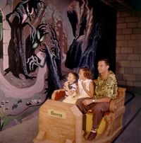 Children on the Snow White ride at Disneyland in 1955. Photo: Loomis Dean, Getty Images / Time & Life Pictures