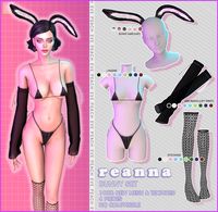 PEACH | Reanna Bunny Set | SM Sims on Patreon