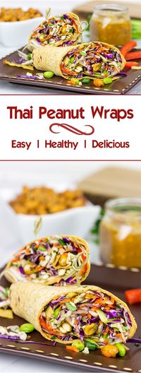 Thai Peanut Wraps | Spicedblog