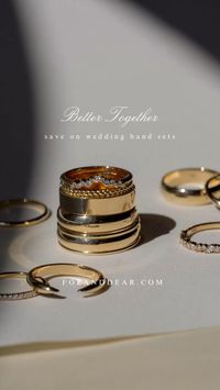 Save on wedding band sets. 