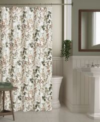 Royal Court Evergreen Shower Curtain, 72