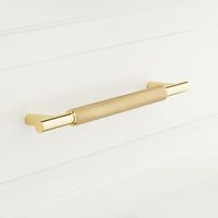 Arles Brass Knurled Drop Pull | Signature Hardware