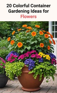 Add vibrant hues to your garden with these 20 colorful container gardening ideas for flowers. Create breathtaking displays, from rainbow cascades to butterfly bonanzas. Transform your outdoor space into a kaleidoscope of colors!