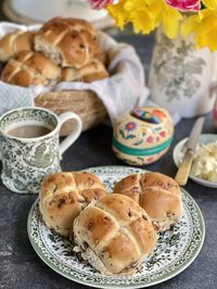 Traditional British Hot Cross Buns - Lavender and Lovage