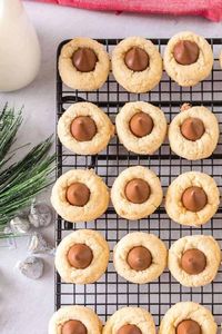 Hershey Kiss cookies without peanut butter are everything you love in a classic blossom cookie, but tastier!