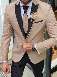 Bojoni Forenza Gold Peak Lapel Tuxedo | BOJONI