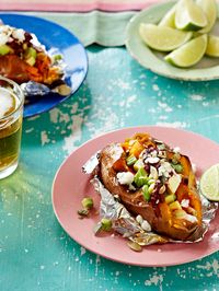 Baked Sweet Potatoes, Avocado And Queso Fresco | Vegetable Recipes | Jamie Oliver