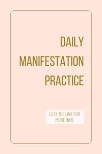 Manifestation practince: Daily affirmations, gratitude prompts, manifestation quotes. 