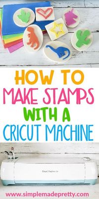 How to make a stamp, making stamps, DIY foam stamps, cutting foam with Cricut, can Cricut cut foam, cutting foam sheets with Cricut, cutting foam with Cricut Explore, Cricut foam projects, Cricut foam sheets, craft foam stamps, how to make foam stamps, make your own stamps craft foam, foam stamps kids, how to make stamps, foam stamps wooden blocks via @SMPblog