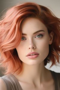 Muted coral red offers a toned-down, elegant shade that works on all hair lengths. Ideal for fair skin tones, this color adds a subtle glow. Click here to check out more gorgeous red hair color ideas trending in 2023.