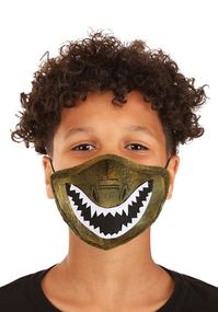 Dinosaur Sublimated Face Mask for Kids #Sponsored #Sublimated, #Advertisement, #Dinosaur, #Face