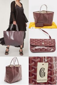 GOYARD Goyard Burgundy Goyardine Coated Canvas and Leather Saint Louis GM Tote #LeatherToteBag #ToteBag #LeatherBag #Handbag #FashionBag #ToteStyle #DesignerTote #LeatherPurse #ChicTote #EverydayBag #ClassicTote #StylishBag #LuxuryTote #LargeTote #StructuredTote #MinimalistBag #VersatileTote #TrendyTote #WorkBag #CasualTote #TravelTote #ShoppingBag #BlackLeatherTote #BrownLeatherTote #DesignerHandbag #HighQualityTote #LeatherFashion #SleekTote #LeatherGoods #TimelessTote