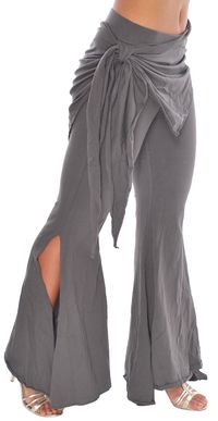 Tribal Fusion Gothic Belly Dance Pants - GREY