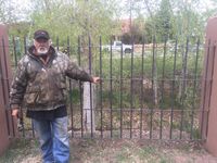 Canyon Road, Santa Fe, Cactus Ranch "Restore Fence"