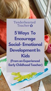  

Today is National #SELday so here are a few ways to encourage this type of growth in young children. 

Research shows children with high emotional intelligence tend to do better in school, relationships, and life and these benefits follow them into adulthood. So how do we help our little ones gain this type of knowledge?

For more info about each tip, please visit: https://tenderheartedteacher.com/social-emotional-development-in-preschoolers/

Also, don’t forget to check out my Etsy shop for various SEL products for kids: http://www.etsy.com/shop/tenderheartedteacher

How are you teaching your child social-emotional concepts? Comment below.

#preschoolprintables #socialemotionallearning #socialemotionaldevelopment #socialemotionalskills #socialemotionaleducation #socialemotionalskills #