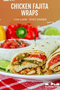 Chicken fajitas are a classic Mexican-inspired dish, but when you turn them into wraps, they become a portable, easy-to-eat meal that's perfect for busy weeknights or easy lunches.