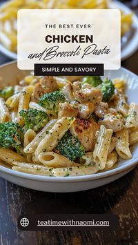 Treat yourself to the rich and creamy flavors of this Garlic Chicken and Broccoli Pasta. With tender chicken pieces, fresh broccoli florets, and a luscious garlic cream sauce, this dish is pure comfort food. Perfect for cozy dinners at home.