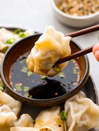 Skip the takeout and make these irresistible pork wontons at home! They’re soft and juicy and filled with mouthwatering seasoned pork. You won’t be able to stop at one!