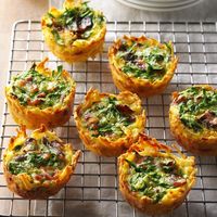 Hash Brown Quiche Cups