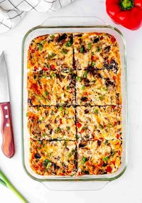 Healthy Egg White Breakfast Casserole {without Bread}