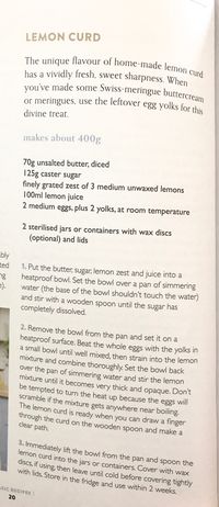 Lemon curd British baking show recipe