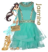 "Jasmine" by chrissymusicfashion ❤ liked on Polyvore featuring Disney, Forever Unique, Alexis Bittar, Maison Margiela and Giuseppe Zanotti