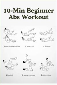 Short on time but want a stronger core? This 10-minute beginner ab workout is perfect for you! 💪  No equipment needed, just your bodyweight and a little motivation. Strengthen your core, tone your abs, and feel great in just a few minutes a day.🔥  #absworkout #beginnerfitness #10minuteworkout #noequipmentworkout #homeworkout #coreworkout #fitnessmotivation #quickworkout