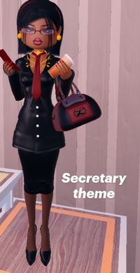 Secretary theme dress to impress roblox