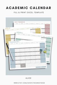 2022 Calendar Printable. Fill and print excel template saves you time and helps you stay organized. Available at the The Sweet Desk on Etsy.