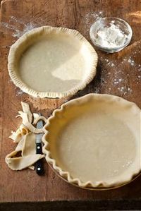 Barefoot Contessa - Recipes - Perfect Pie Crust: Just made this crust and can verify it is quick, easy to make and handle, flaky, and buttery!