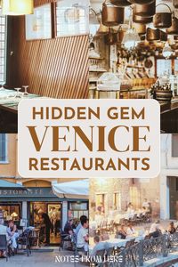 Dining at a restaurant beloved by locals will give you a more immersive experience of a place’s culture, cuisine, and traditions. 🍷🍽️ Here’s my list of the best local, authentic restaurants in Venice. 😉 SAVE for your next vacation to 🇮🇹.